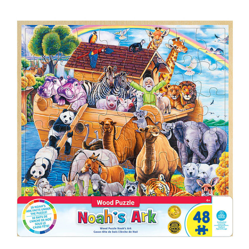 MP Wood Curty Facts Puzzle (48 PCs)