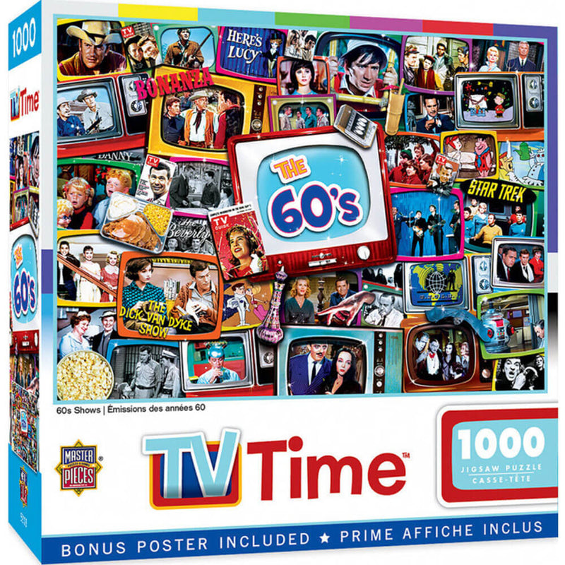 Puzzle 1000 pièces MasterPieces TV Time Shows