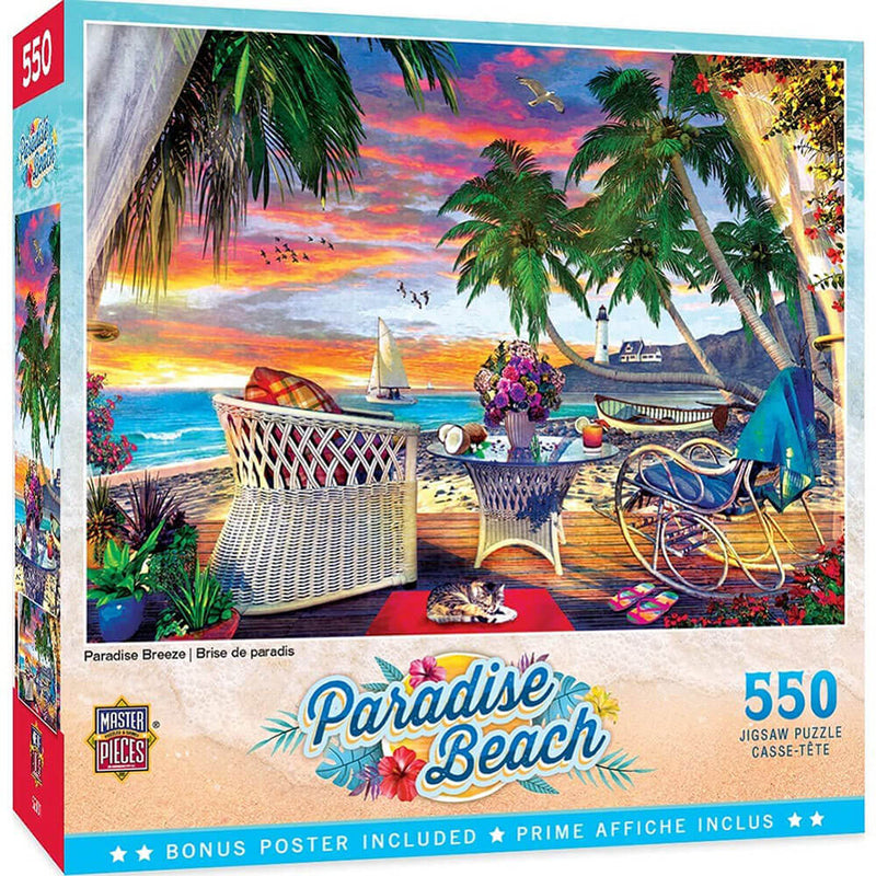  Masterpieces Paradise Beach Puzzle de 550 piezas