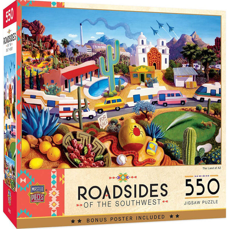 Bordes de las carreteras del suroeste 550 Puzzle
