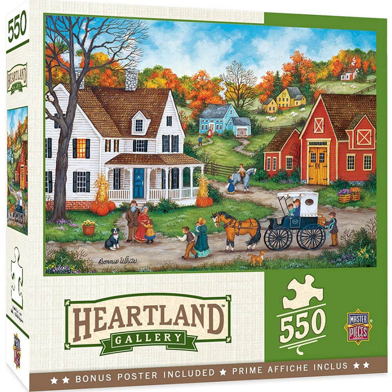  Rompecabezas Masterpieces Heartland de 550 piezas