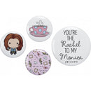 Friends Button Badge (Set of 4)