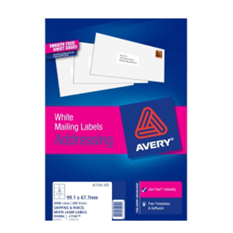 Avery Lot de 250 étiquettes laser pour colis