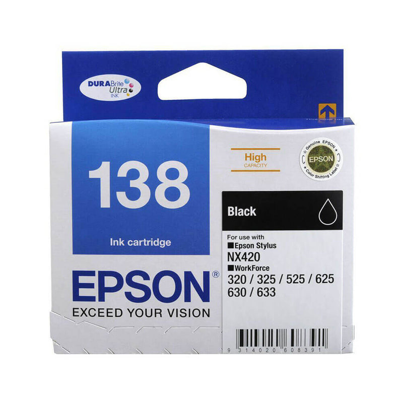 Cartucho de jato de tinta de alto rendimento Epson T138