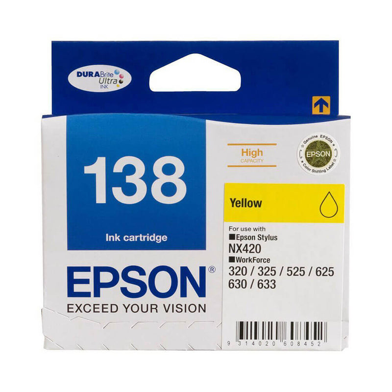  Cartucho de inyección de tinta Epson T138 de alto rendimiento