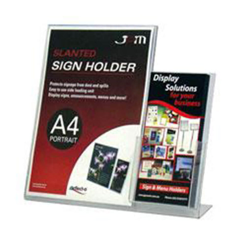 Deflecto Retrato Signador A4 Brochura Pocket DL