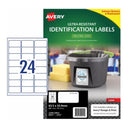 Avery Lot de 10 étiquettes laser ultra résistantes