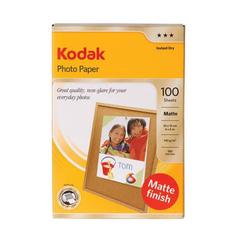  Papel fotográfico mate Kodak Everyday (paquete de 100)
