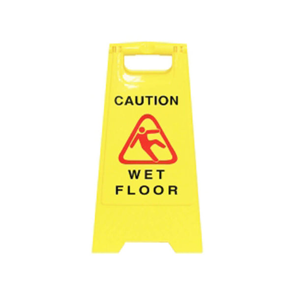 Cleanlink Wet Floor Safety Sign 32x31x65cm (Yellow)