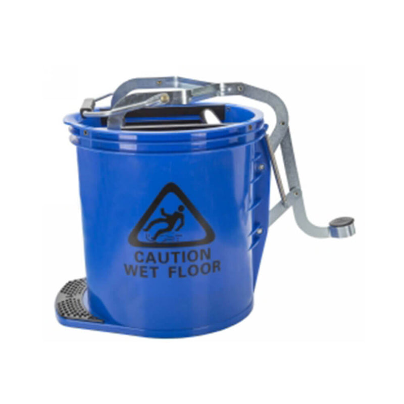 CleanLink pesado Metal Wringer Mop Bucket 16L