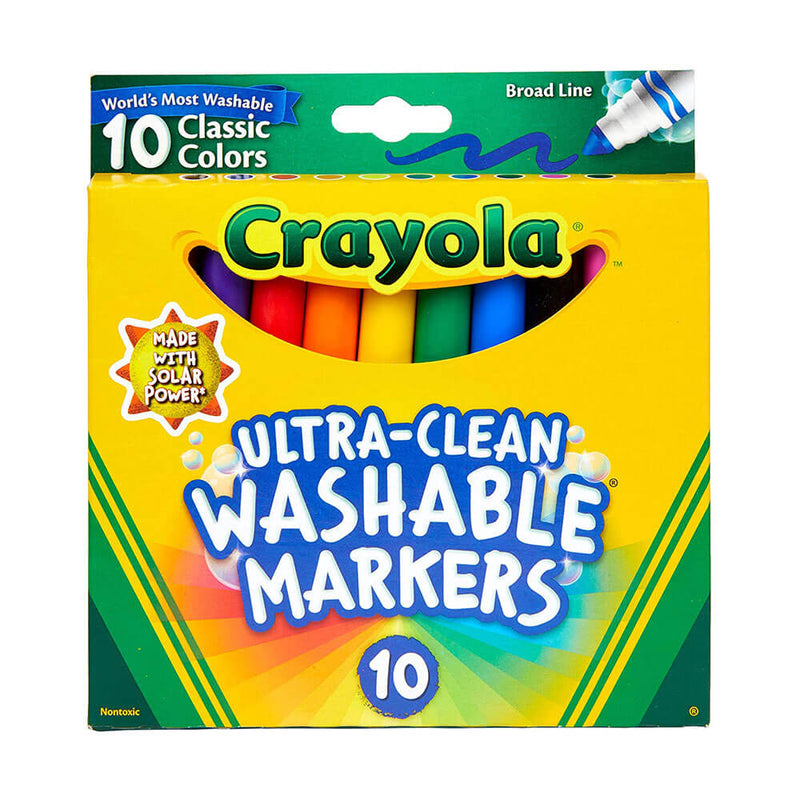 Marqueurs Broadline lavables Crayola 10pk
