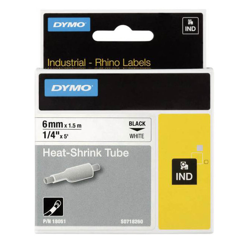 Etiqueta de cinta termorretráctil Dyme Rhino de 12 mm