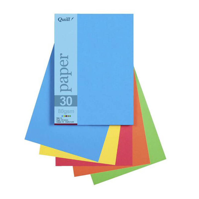 Papier Quill 80gsm A5 Assortiment (25pk)