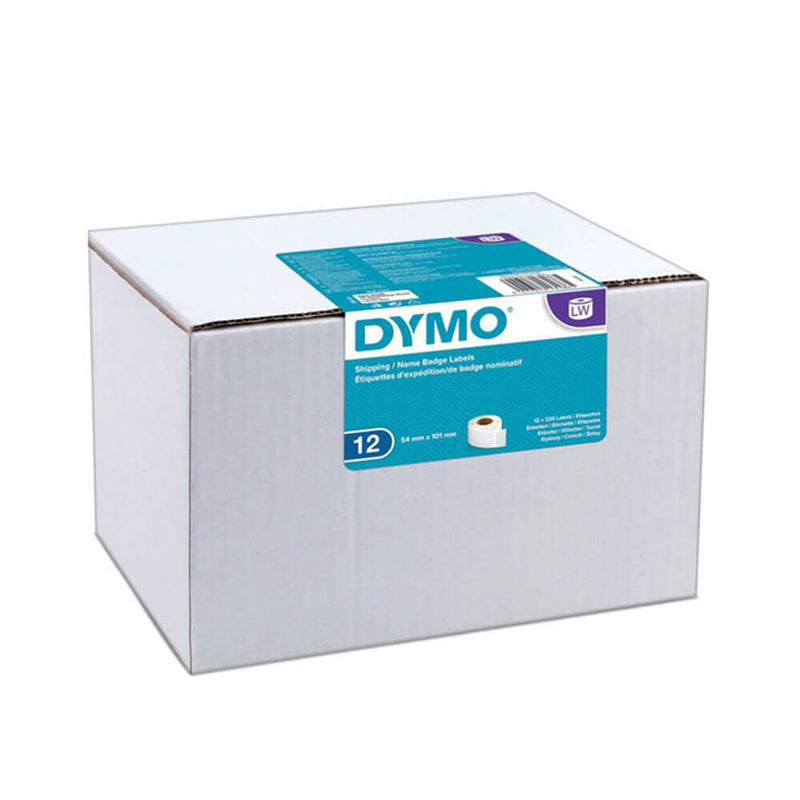 Rótulo de papel de remetente DYMO 54x101mm branco