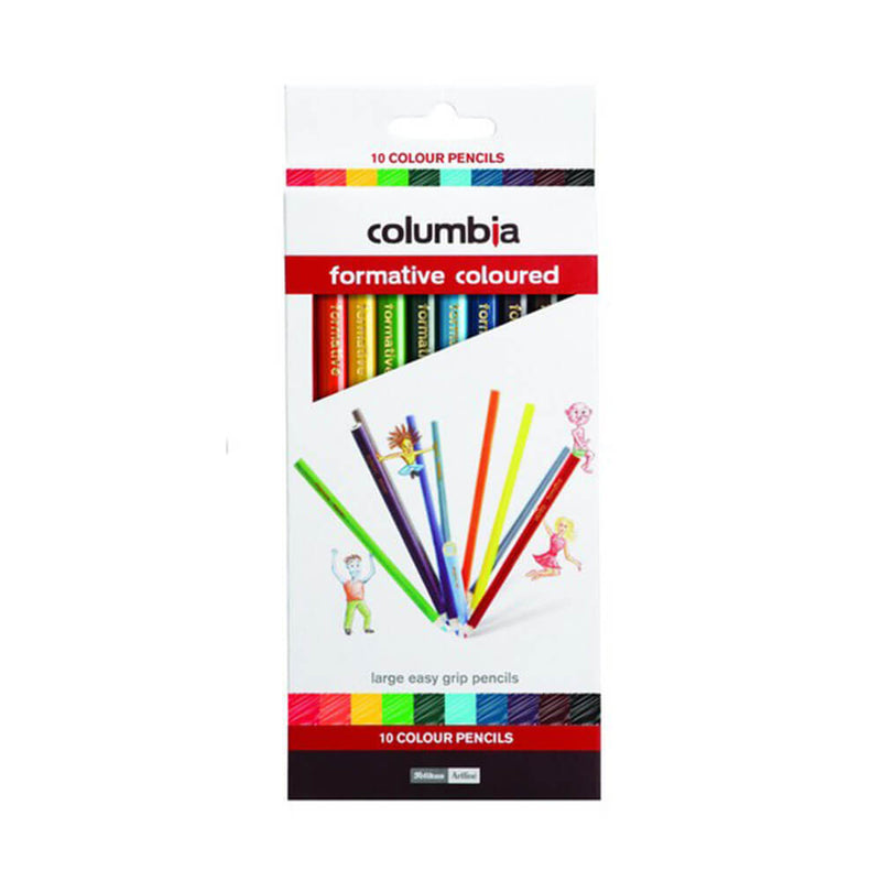 Lápis de cor formativa Columbia (10pk)