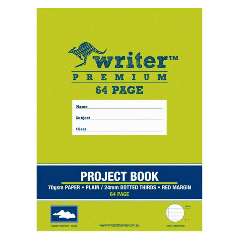 Livre de projet Writer Premium uni et pointillé (64 pages)