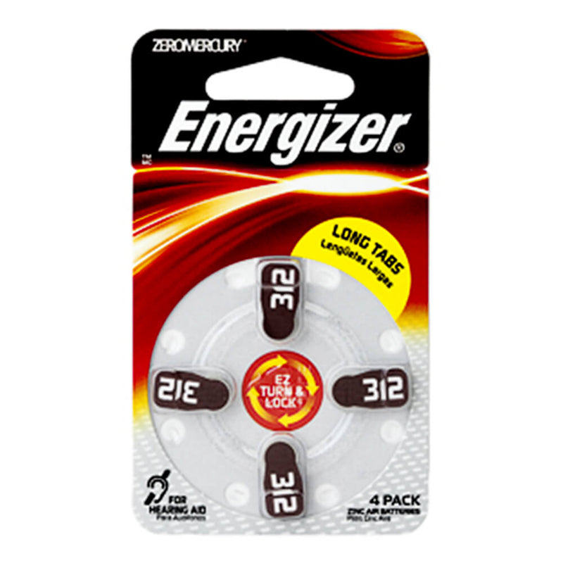  Baterías para audífonos Energizer (paquete de 4)