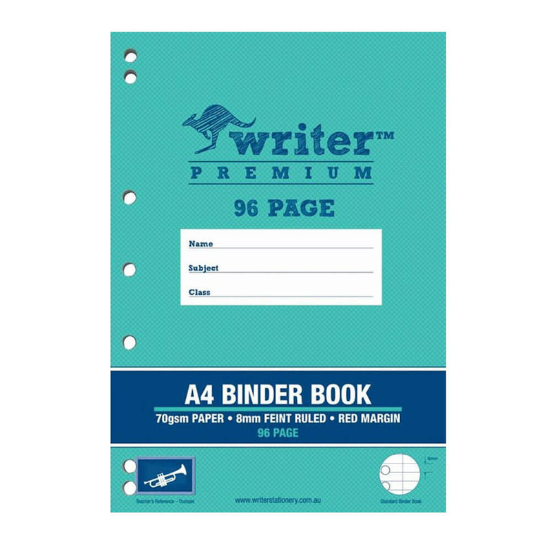 Livro do Binder Premium do Writer (A4)