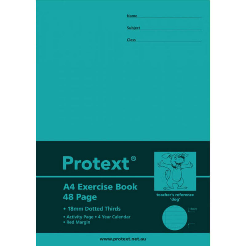  Cuaderno de ejercicios Protext 48 páginas con línea de puntos (A4)