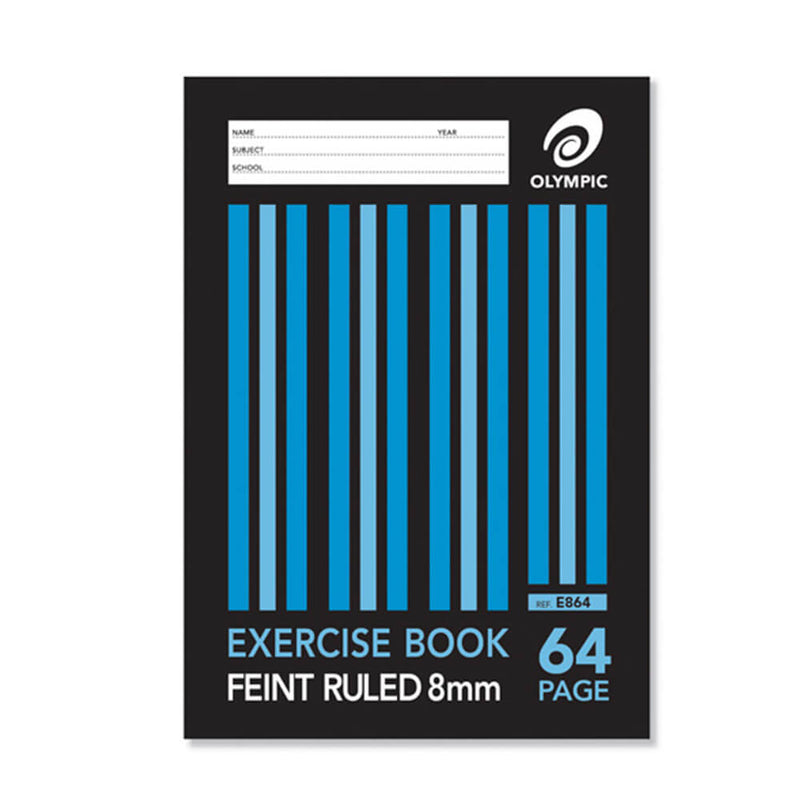  Cuaderno de ejercicios Olympic A4 con rayas de 8 mm (paquete de 20)