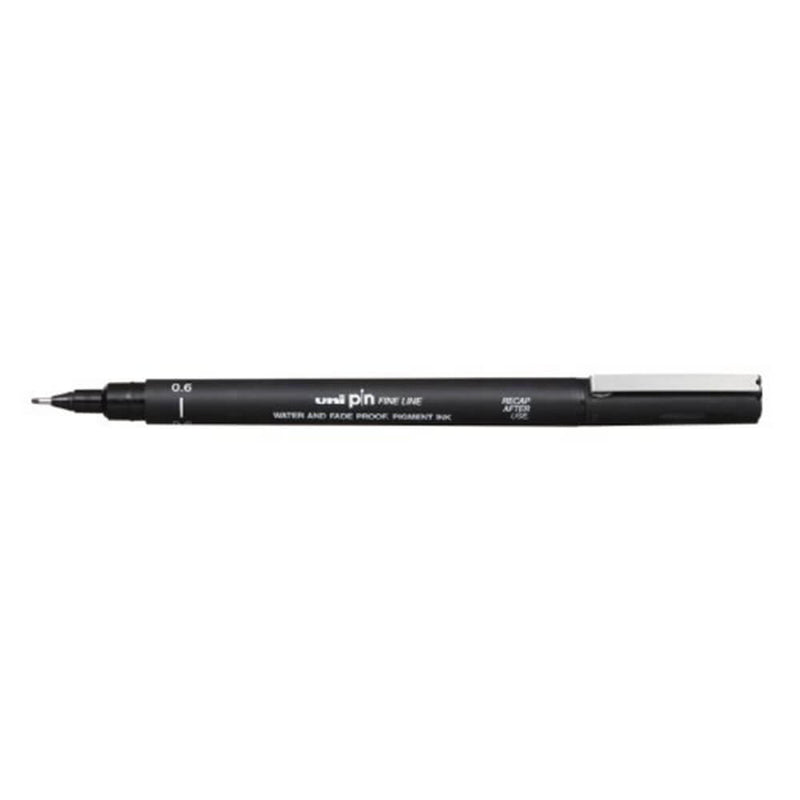 Uni Pin Fine Line Drawing Pen 12pcs (Black)