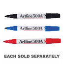 Artline Whiteboard 2mm Bullet Tip Marker (Box of 12)