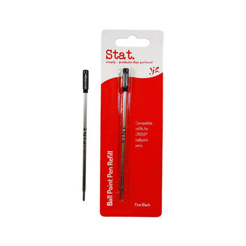 Recharge pour stylo à bille Stat Cross Fine (paquet de 10)