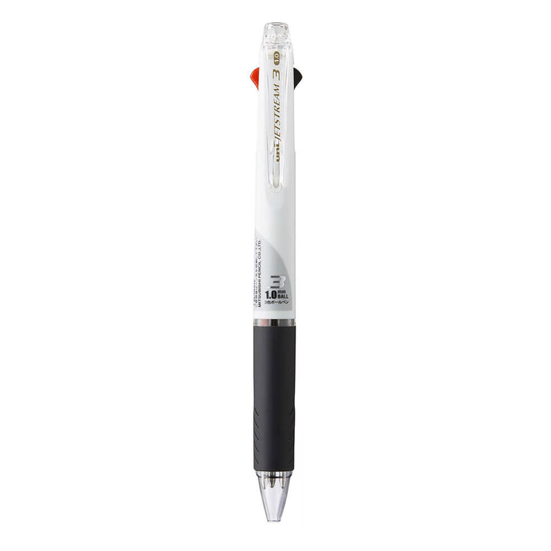 Uni Jetstream 3 Colour Retractable Barrel Pen 1.0mm