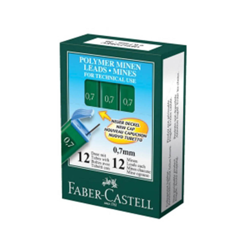  Minas Faber-Castell 2B (Caja de 12)
