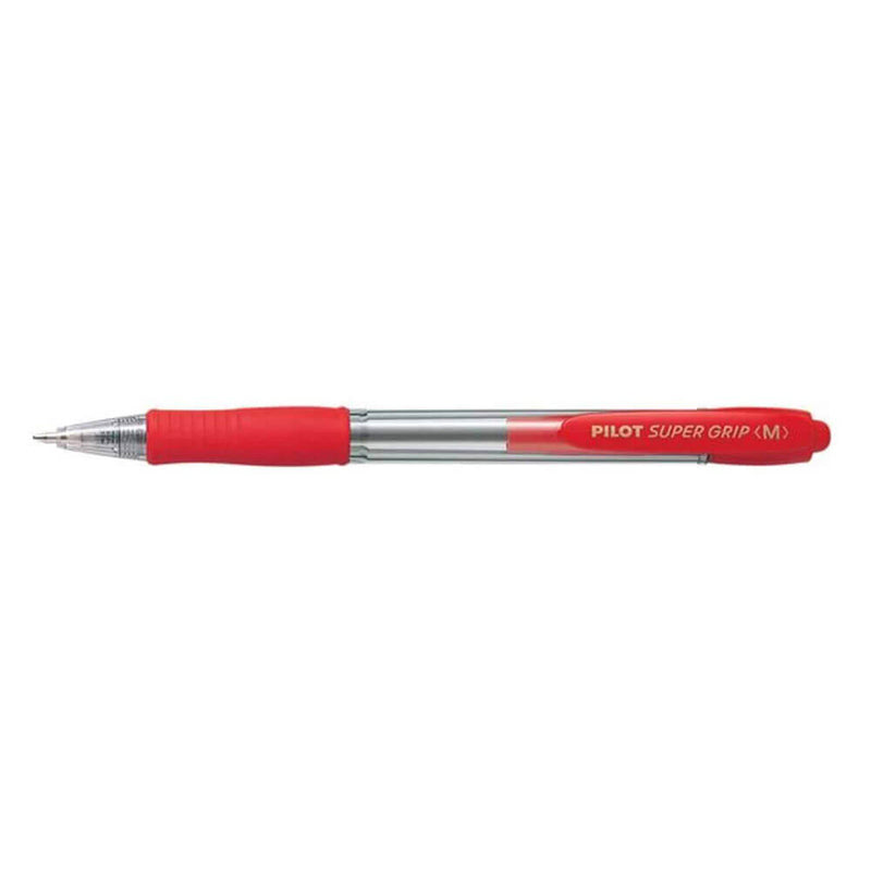  Pilot BPGP Super Grip Bolígrafo Retráctil Mediano 12uds