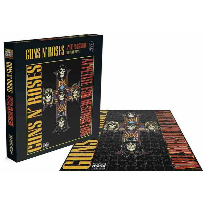  Rompecabezas de Guns N' Roses de Rock Saws (500 piezas)