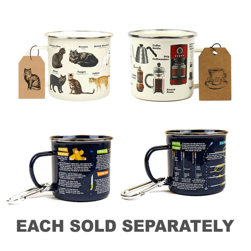 Gift Republic Camping Enamel Mug