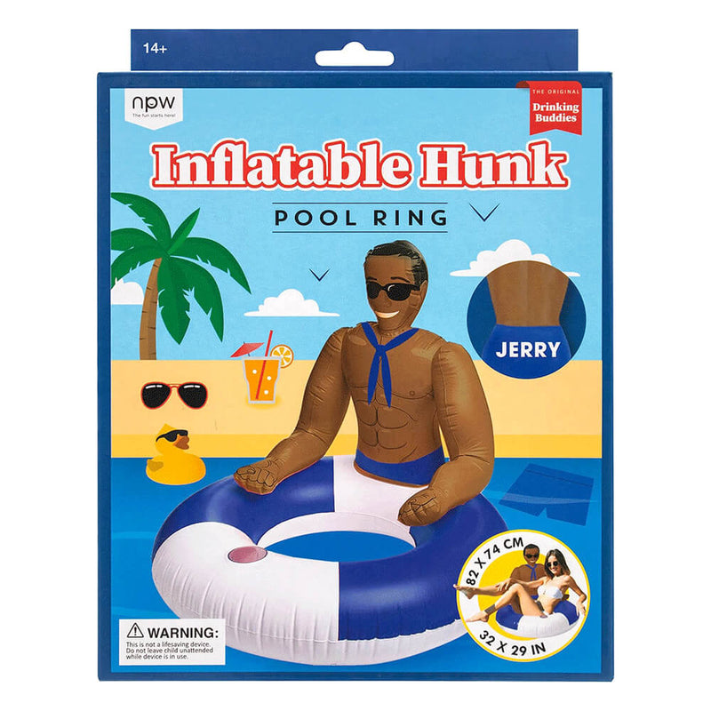  Anillo de piscina inflable Hunk de Drinking Buddies