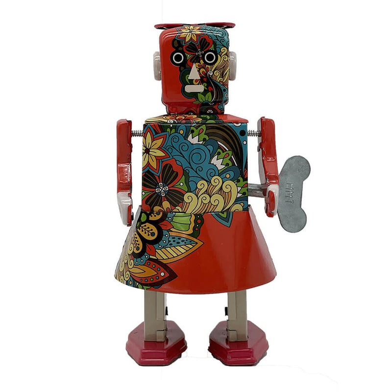  Mr. & Mrs. Robot de juguete de hojalata 15cm